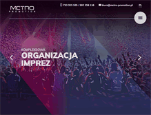 Tablet Screenshot of metro-promotion.pl